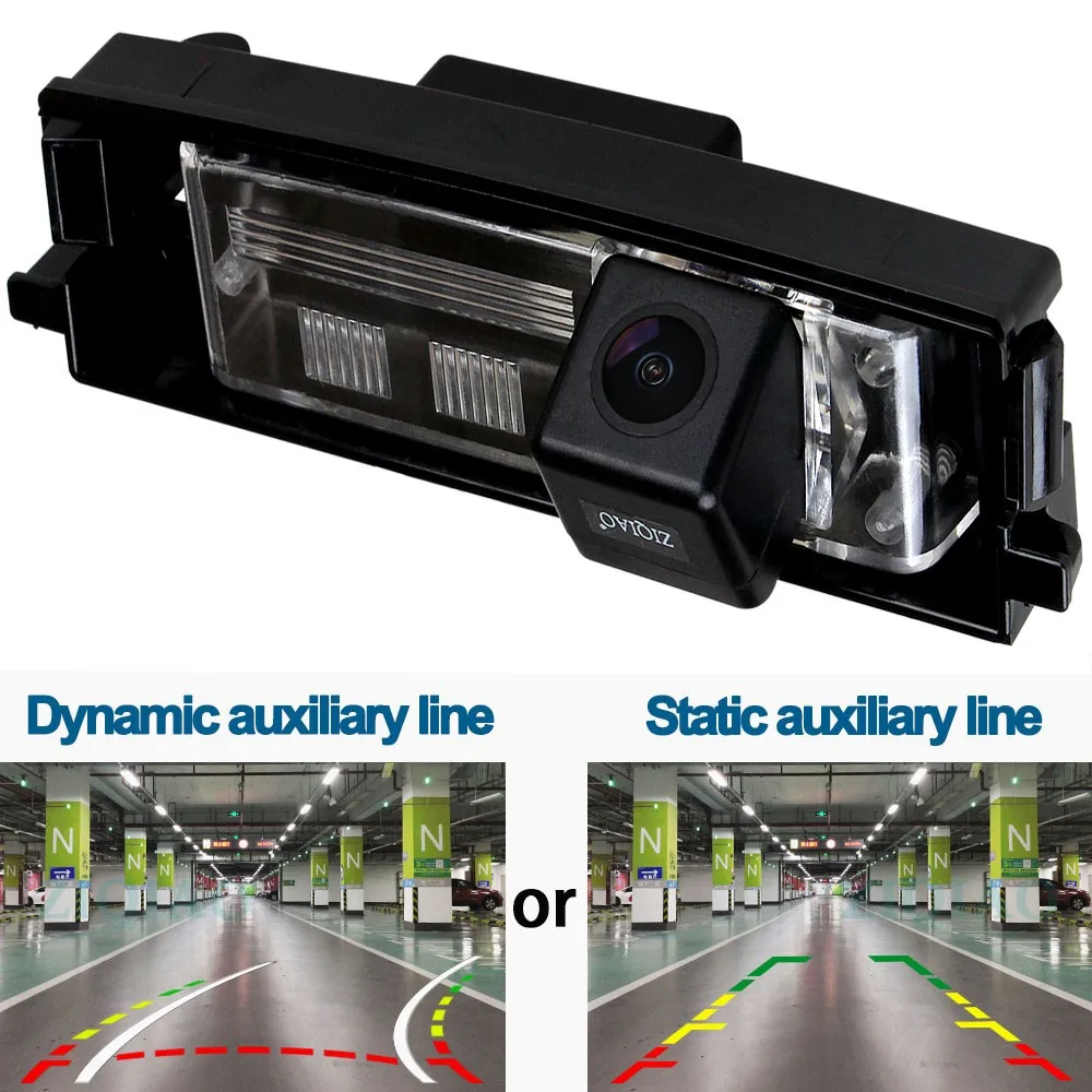 ZIQIAO for Toyota RAV4 2001-2012 Vanguard XA30 2007-2012 Yaris XP90 Hatchback MK2 2005-2011 HD Rear View Camera HS057