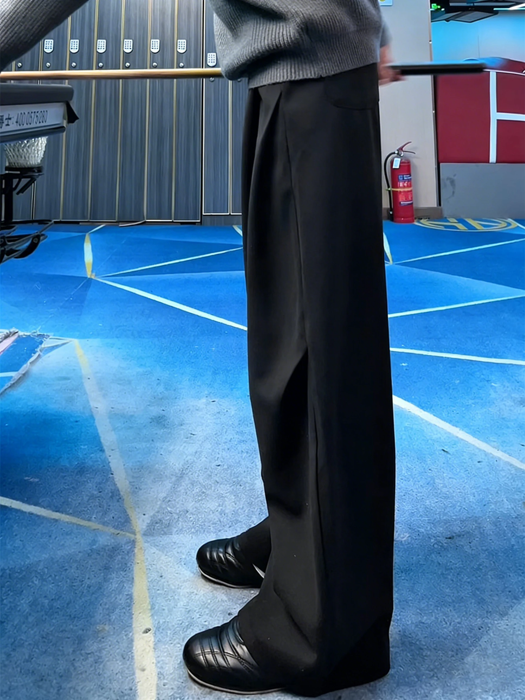 

Мужские спортивные брюки Bla Spor Vintage Sle: свободные, плиссированные, широкие, расклешенные, для весны и осени