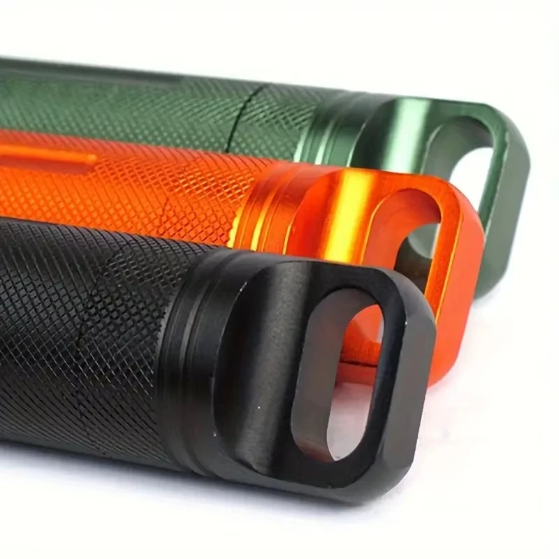 Aluminum Alloy Waterproof Pill Case Portable Sealed Medicine Bottle First Aid Outdoor Storage Container Single Piece Tank Box