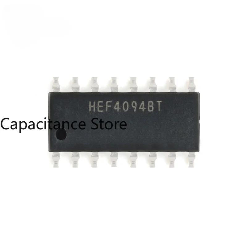 10PCS Original Genuine HEF4094BT, 653 SOIC-16 8-level Shift And Storage Register Logic Chip