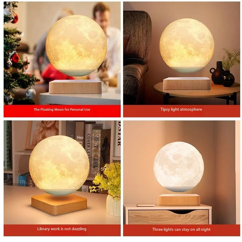 Christmas Light Night Light 3D Lunar 18CM Maglev Lunar Light Romantic Creative Latest Design