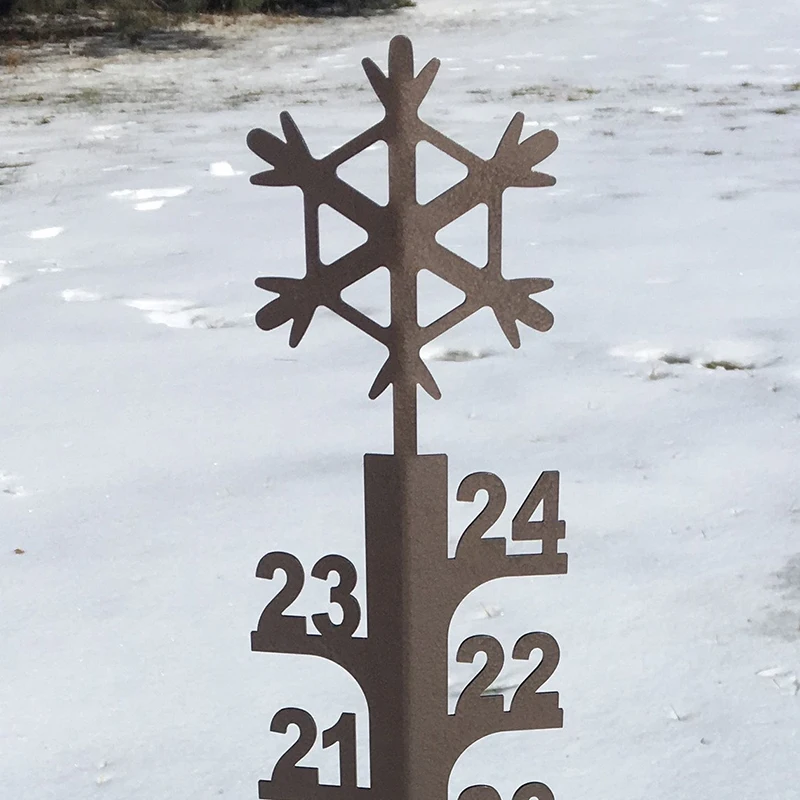 

Outdoor Retro Snow Gauge Creative Yard Stick Ruler Measurement Suitable for Garden Patio Yard