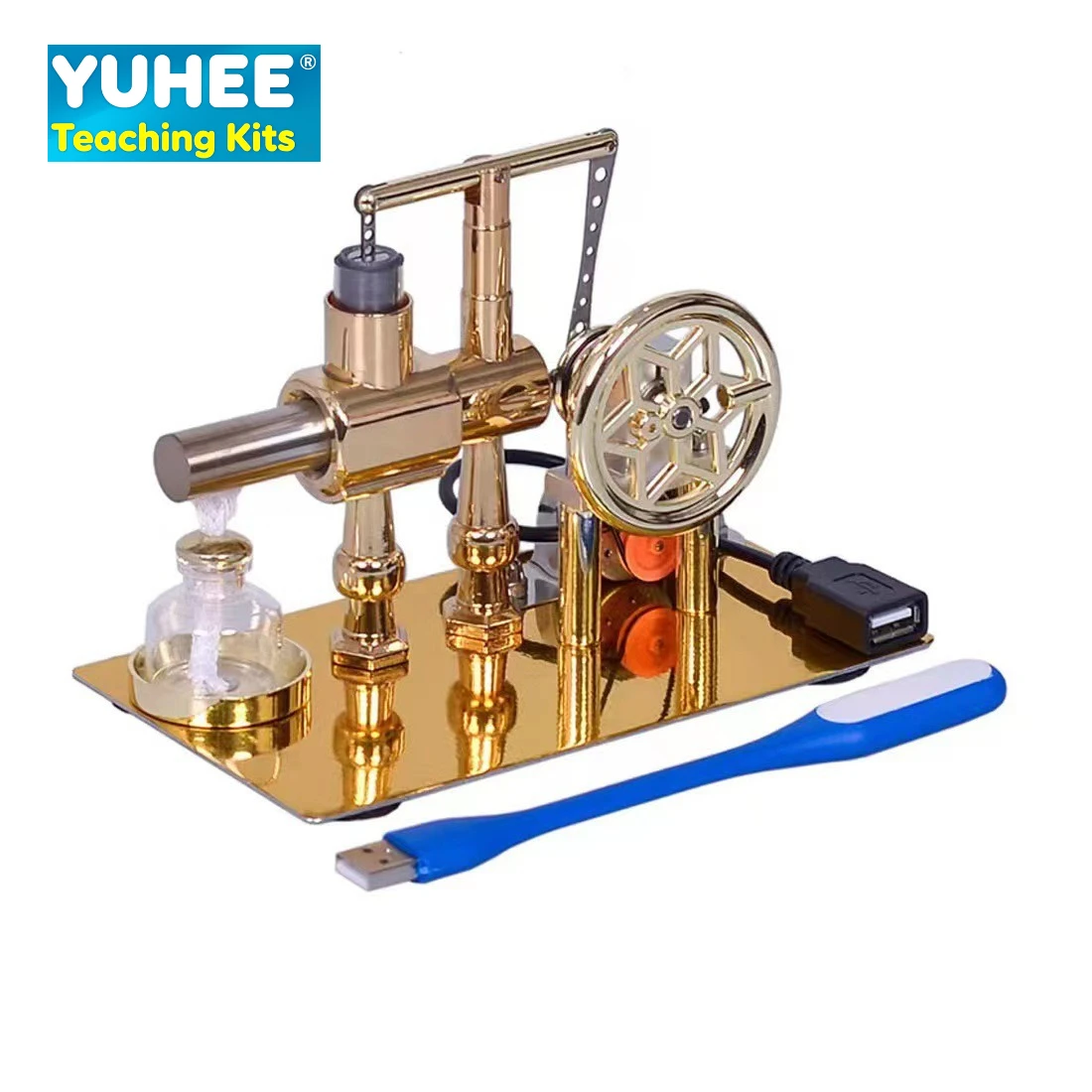 Modèle de générateur de moteur Stirling, expérience physique, Invention scientifique, Kit de bricolage, moteur à vapeur éducatif pour les amateurs de sciences
