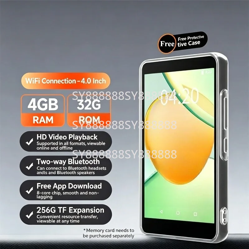 WiFi Bluetooth MP4 Player For Newsmy A6 Student English Learning Video Music E-book Document Portable Walkman Support TF Card