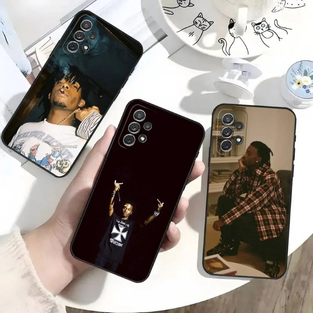 

Rapper P-Playboi C-Carti Phone Case For Samsung S25,S24,S21,S22,S23,S30,Ultra,S20,Plus,Fe,Lite,Note,10 Black Soft Shell