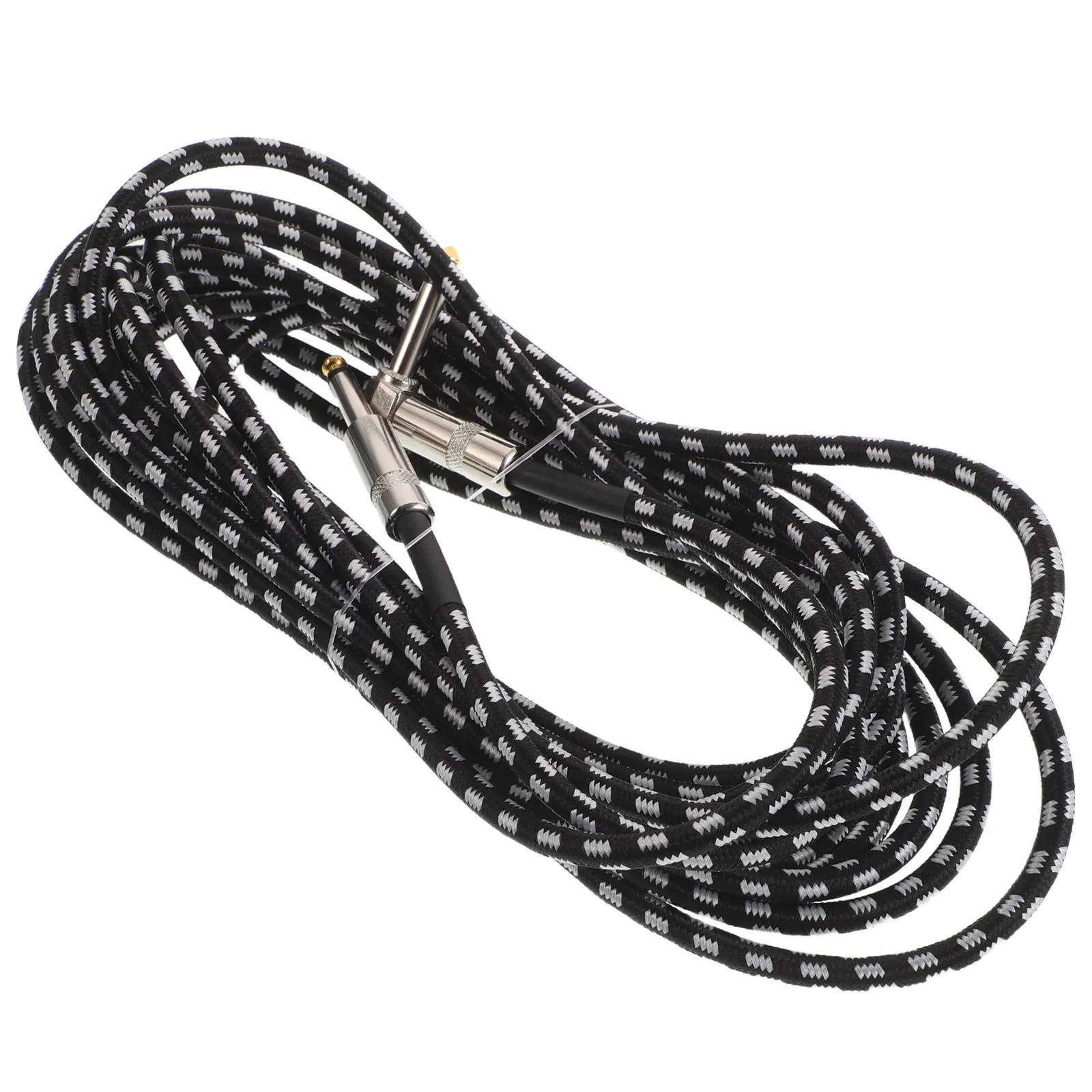 

Кабель для электрогитарного усилителя 6 м, экранированный, с шумоподавлением, аудиокабель для бас-гитары, клавишных инструментов, эффектов, акустических систем