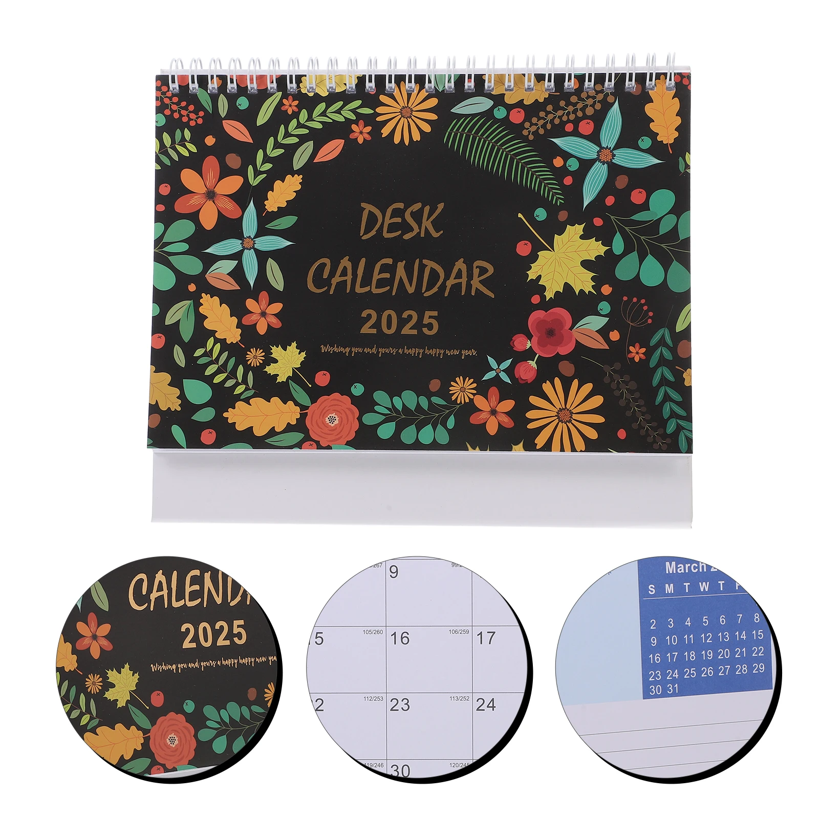 

Desktop Calendar Academic Year Big for Planner Paper Small Flip Decorative Office