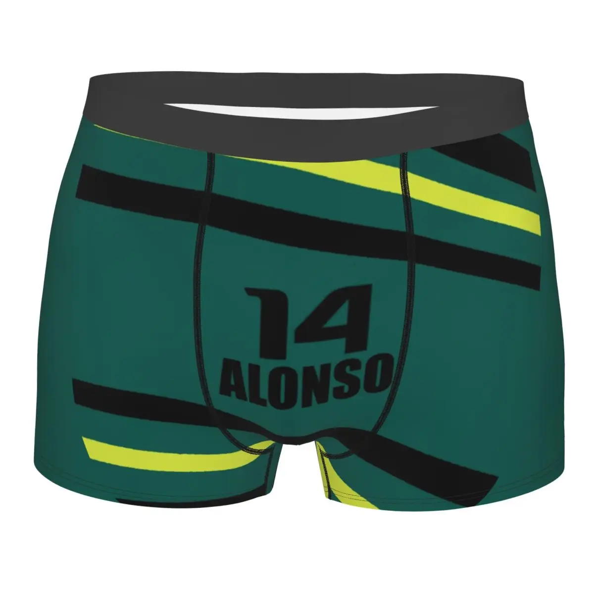 Custom Alonso Sports Car Boxer Shorts For Homme 3D Printed Underwear Panties Briefs Soft Underpants