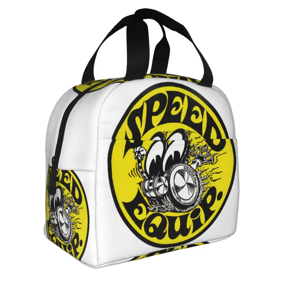 JDM Moon Eyess Motorcycle Racing Portable Lunch Box for Women Multifunction Thermal Cooler Food Insulated Lunch Bag Travel Work