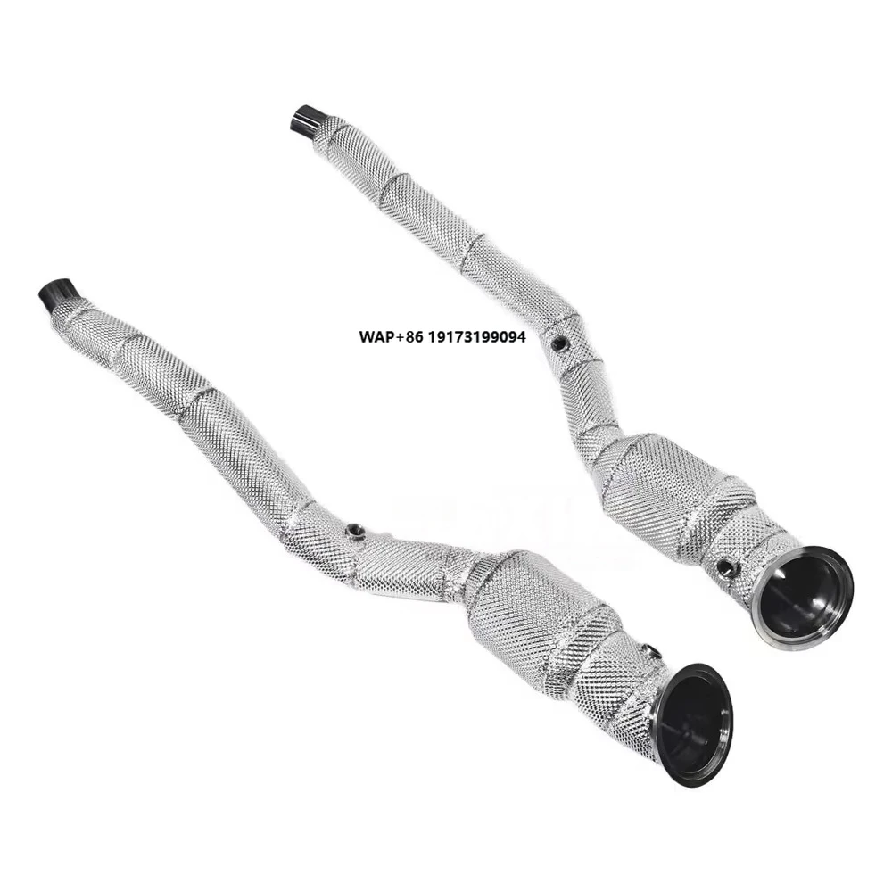 

High-flow Sport Catalytic Converter for FF F12 6.3V12 2012-2017 Stainless Insulated Downspout Exhaust Head Power Upgrade