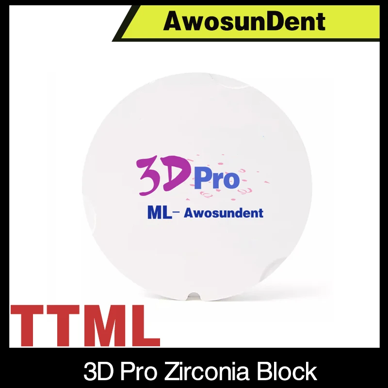 

Zirkonzahn Multilayer Zirconia Dental Zircon Block 3D Pro 95mm Blank Cad Cam Zirconium Discs