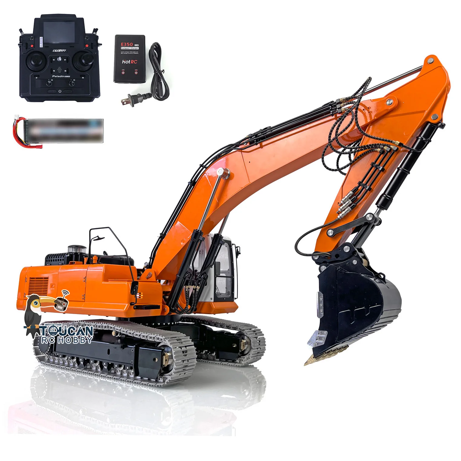 LESU PC360 RC Гидравлический экскаватор RTR 1/14 Металлическая модель экскаватора с дистанционным управлением и двигателем PL18EV Lite Игрушки THZH1303