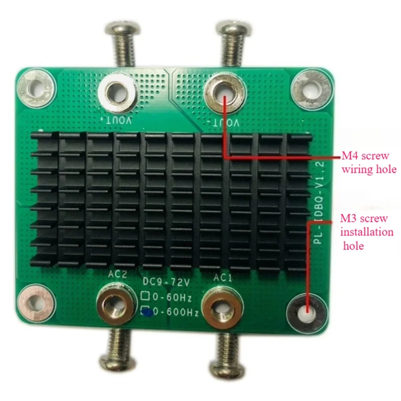 

60/600Hz AC Input Voltage Frequency Ideal Diode Rectifier Bridge 6-48V DC 9-72V AC LT4320+ NCEP023N10LL-Boom