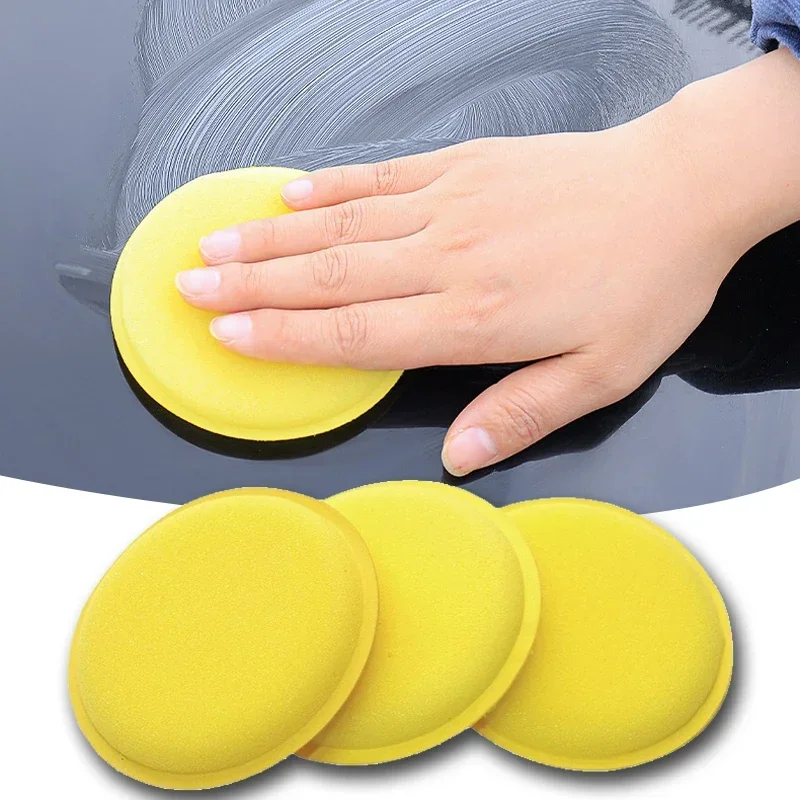 Car High Density Waxing Polish Sponges Foam Sponge Wax Applicator Waxing Sponge Auto Cleaning Detailing Tools Accessories Goods