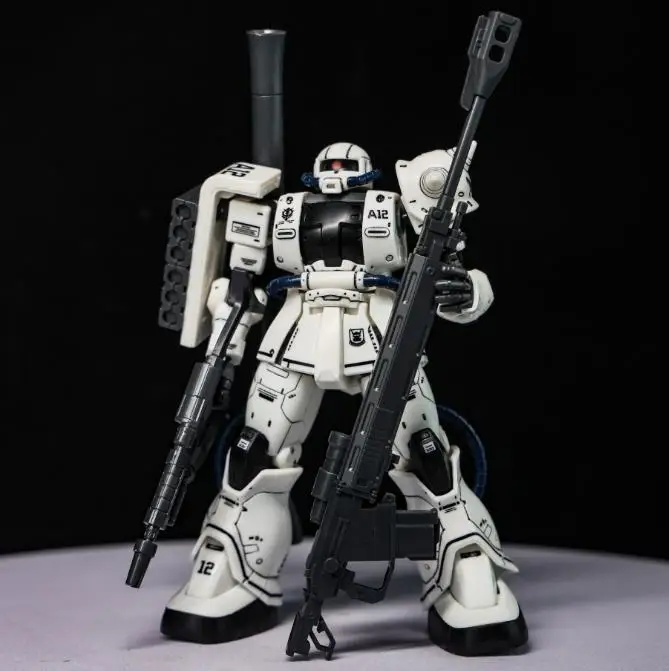 1/144 White Wolf Zaku 2 Model Kit Gundam Figure