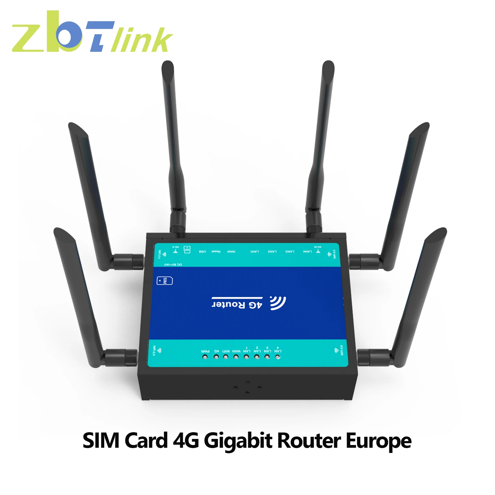 

Zbtlink Gigabit 4G Router Europe 1300Mbps WIFI Dual Band 2.4g 5.8ghz 4G SIM Modem with Ethernet LAN WAN Wireless Routers Hotspot