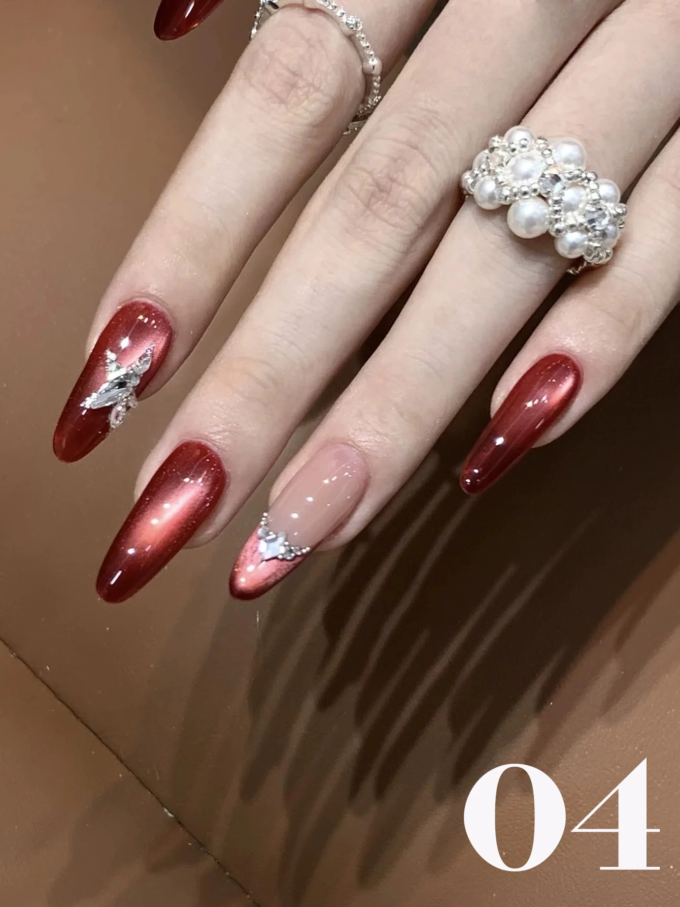 1-10pcs TC 2025 New Popular Cute Pet Glass Bead Cat Eye Gel Nail Polish Cherry Ruby Whitening Top Sale Nail Art Nail Supplies