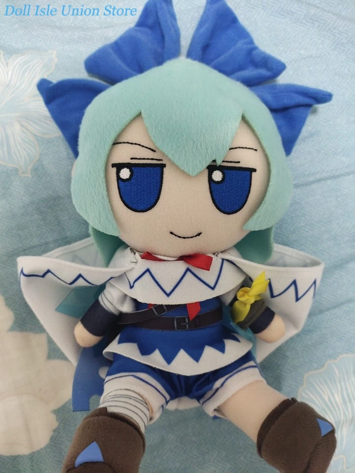 Anime Cirno Attribute TouHou project Fumo Cotton Doll Cute Sitting Posture Plush Stuffed Toy Cosplay 20cm Dress Up Plushie