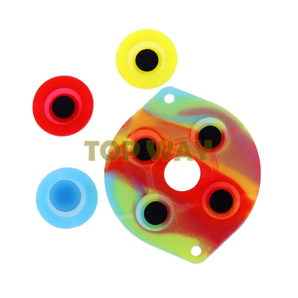 20set di alta qualità per SEGA GG Game Gear colore gomma pulsante conduttivo Pad adesivo alloggiamento adatto tastiera in silicone