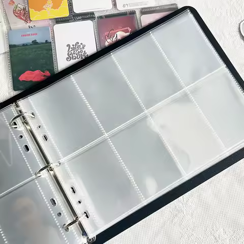 7/8 Grid Kpop Photo Card Binder loose-leaf Idol Photocard Holder Large Capacity Photo Album Picture Collection Book 포토카드 바