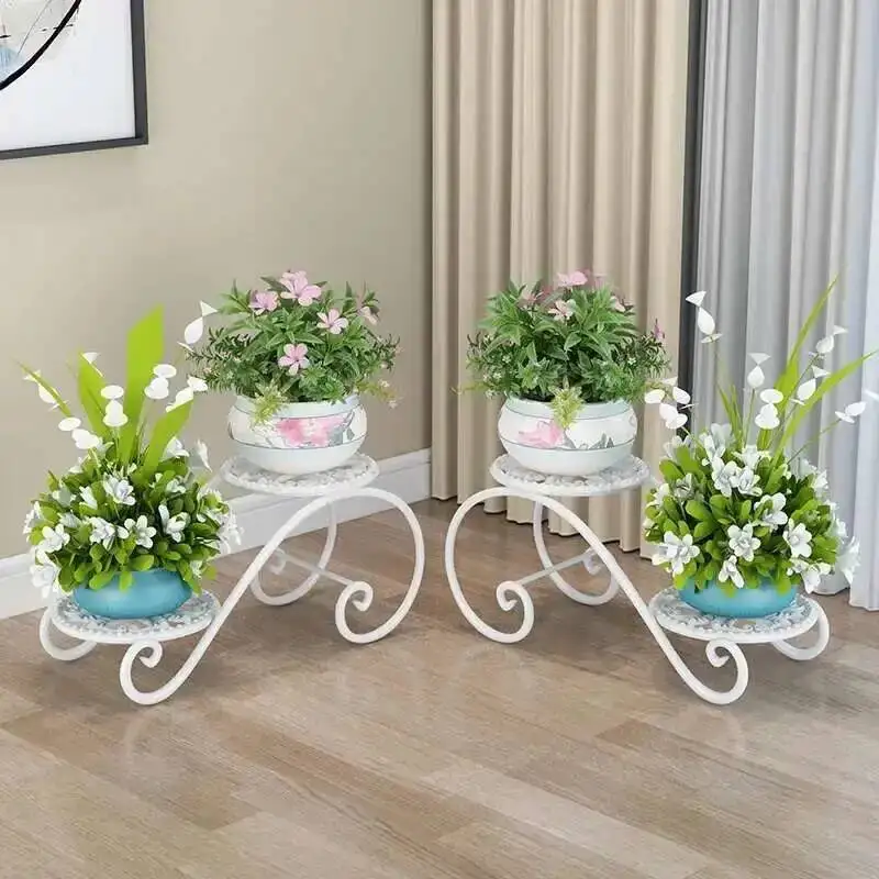 

Living Flower Stand Indoor Modern Aesthetics Room Balcony Simple Plant Display Shelf Decoration Organizer Plantenrek Furniture
