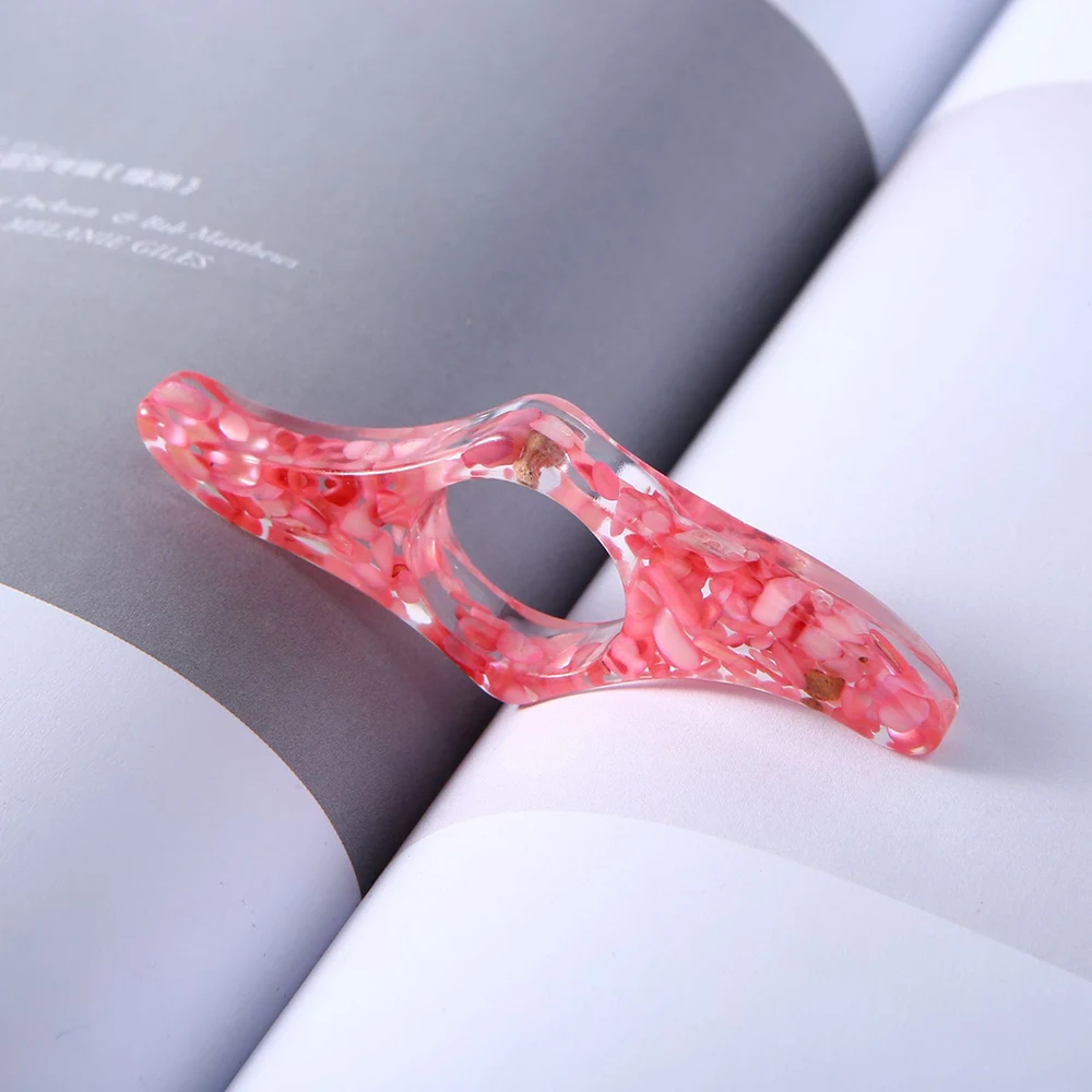 Transparent Thumb Book Support Bookmark School Supplies Reading Aids Spreader Marque Page Book Page Holder Book Accessories