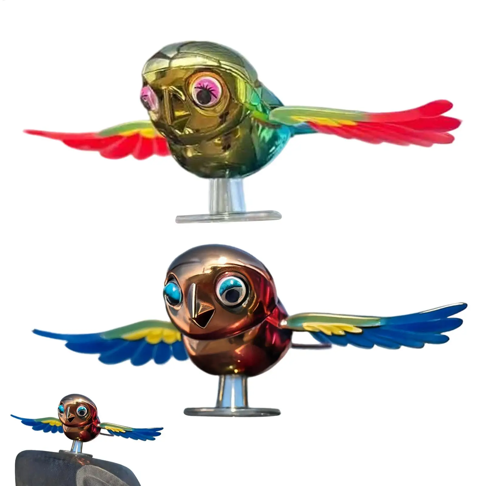 

Украшение для моторного шлема, забавная динамическая реалистичная птица, боковое зеркало заднего вида для автомобиля, декор, аксессуары для гонщиков, велосипедистов, путешествий