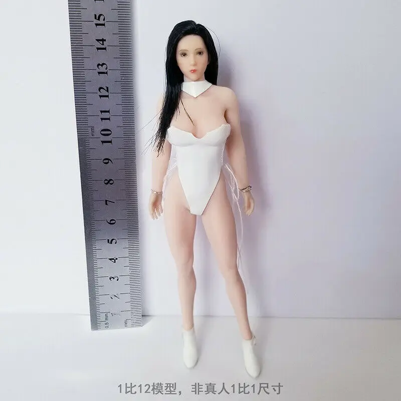 

1/12 Scale 1pc swimsuit+1pair shoes Model For TBLeagure 6" Female Body