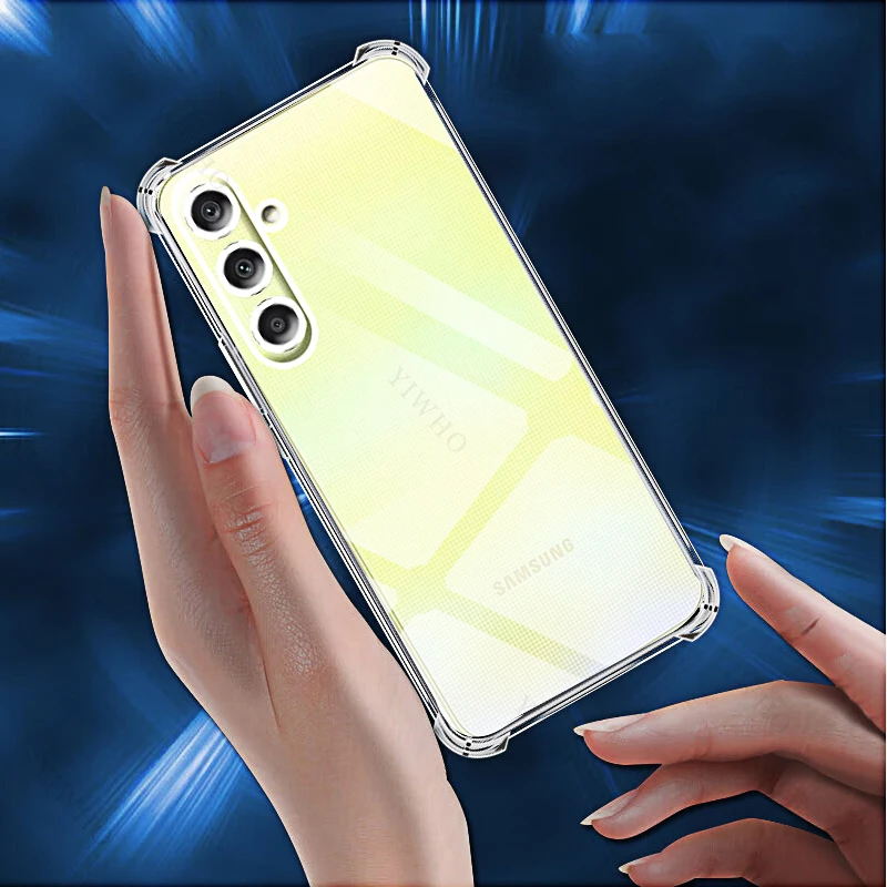 غلاف خلفي شفاف لسامسونج غالاكسي ، جراب لـ A55 ، A35 ، A25 ، A15 ، A05S ، A05 ، A54 ، A34 ، A24 ، A14 ، 4G ، 5G ، A04S ، A04 ، a04e ، A73 ، A53 ، A33 ، A23 ، A13 #5