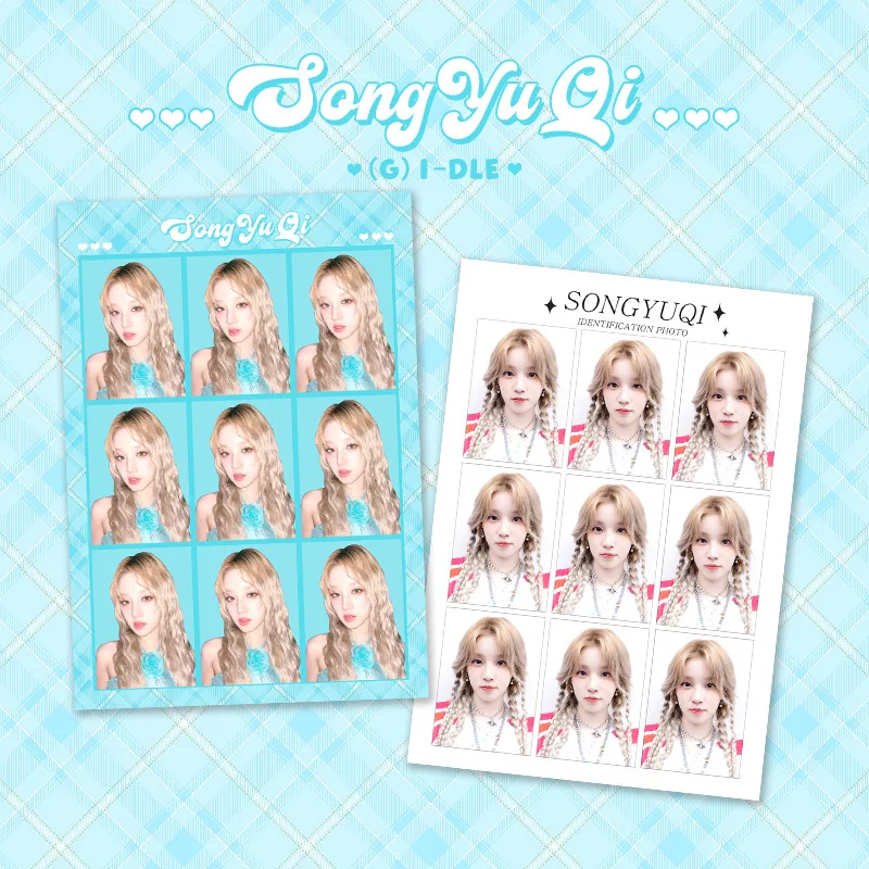 Imagem -06 - Idol id Photo Print Card Passaporte Photo Print Card Cho mi Yeon so Yeon Minnie Fans Gift g Idol Idol Idol