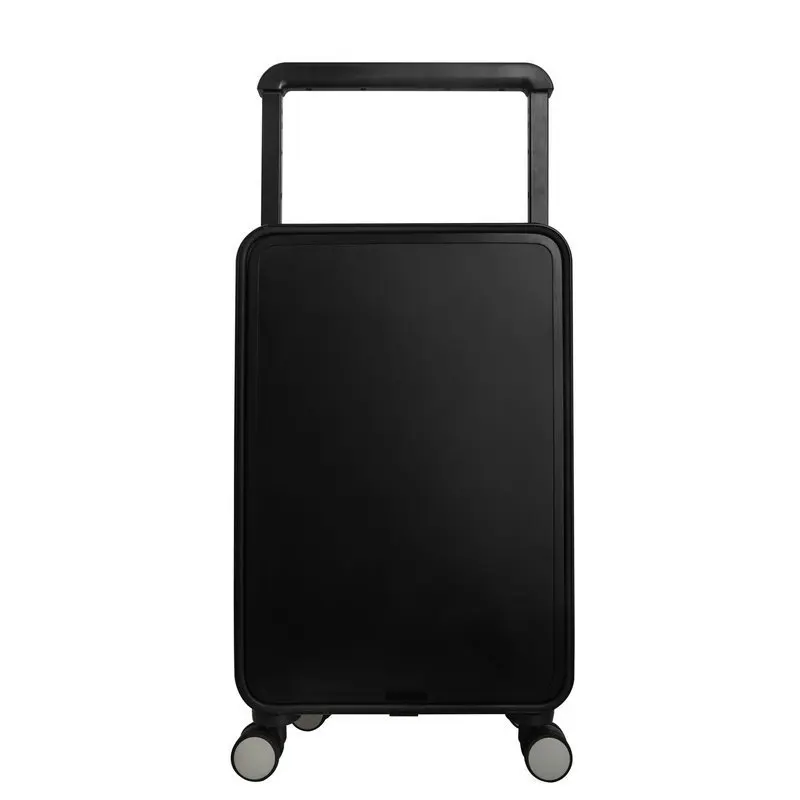 New wide drawbar aluminum-magnesium alloy luggage front opening computer 20 inch boarding suitcase preferred for business travel