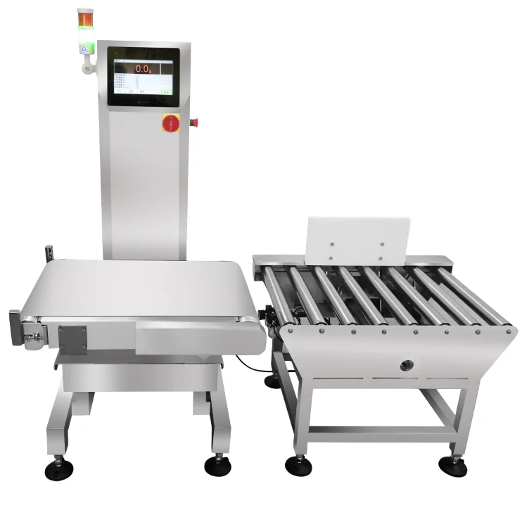 Combined Conveyor Belt Food Metal Detector Automatic Check Weighing Scales Machines