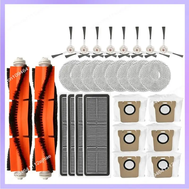 N83r robô aspirador de pó hepa filtro mop saco pó peças reposição para xiaomi mijia omni 2 c102cn, b101cn, b116cn, x10 +