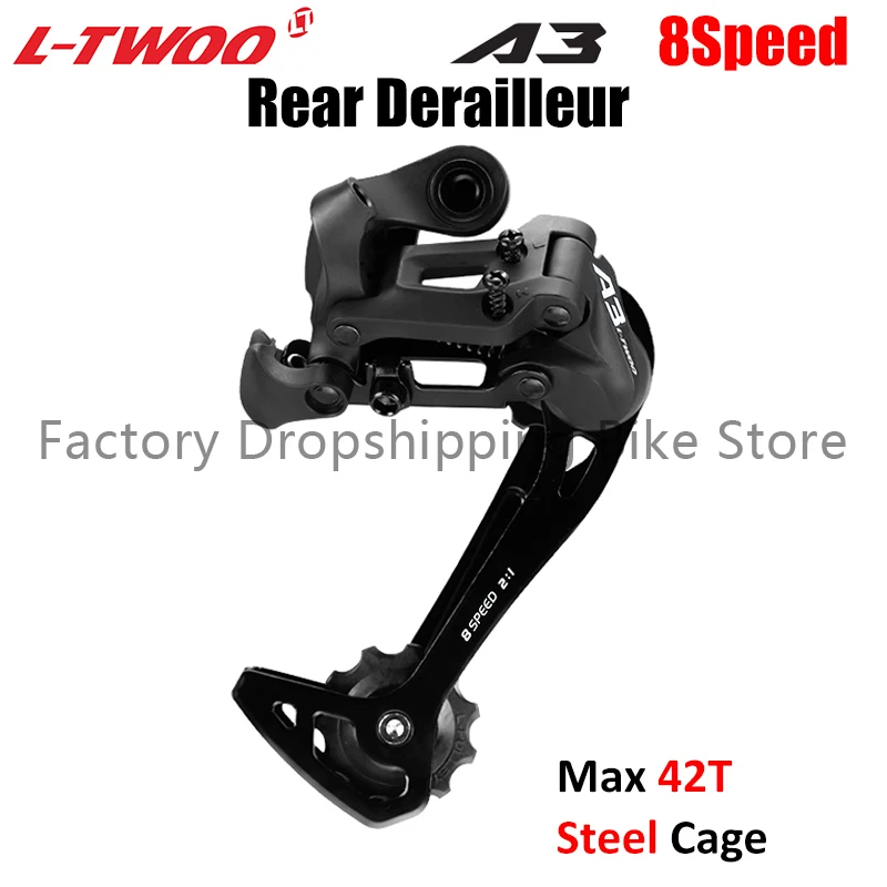 LTWOO A3 8S Mountain Bike Rear Derailleur Max Gear Range 34T 42T Compatible SHIMANO Beginner MTB Bicycle Parts