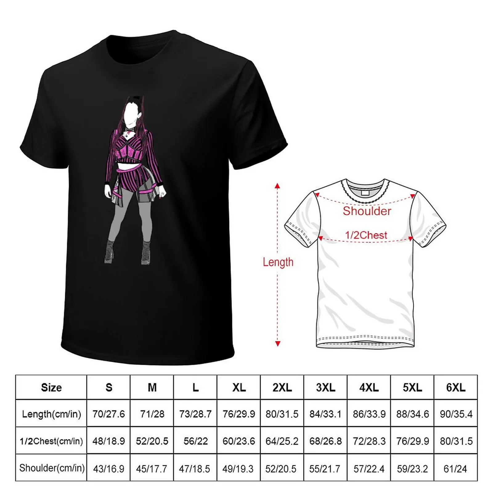 Six the Musical: Katherine Howard T-Shirt vintage graphic tee man clothes oversized t shirts for men