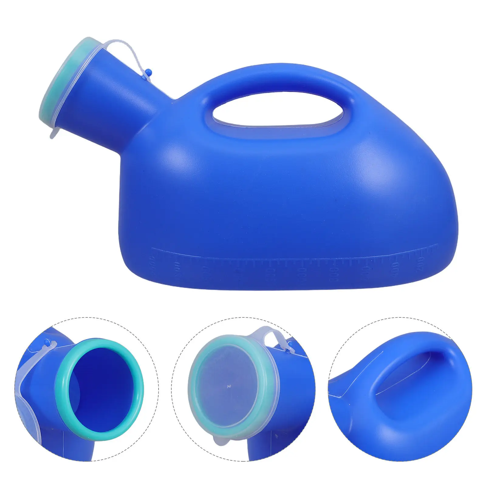 Portable Urinal for Men Spill Proof Male Urinal Bottle with Lid Bedside Travel Emergency Use Urinals for Men Urine Bottle