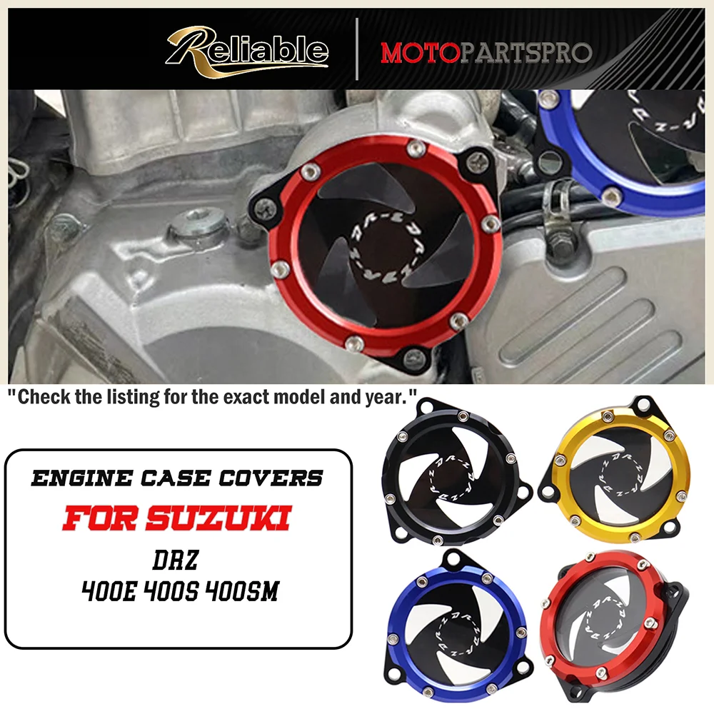 

Starter Idle Gear Cover For SUZUKI DRZ 400E 400S 400SM Motorcycle Accessories DRZ400 Crankcase Cap