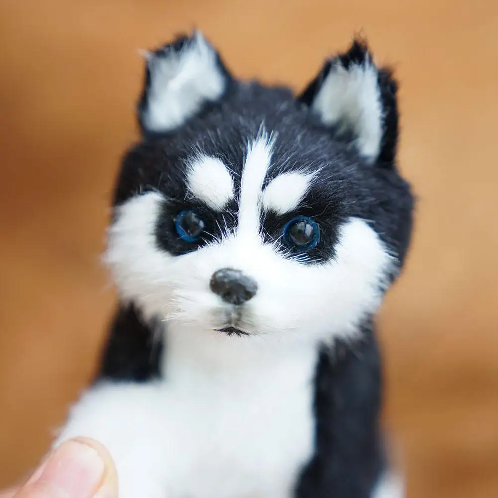 Realistisch Husky Hond Simulatie Speelgoed Hond Puppy Levensechte Gevulde Metgezel Speelgoed Hond Knuffels Simulatie Pop