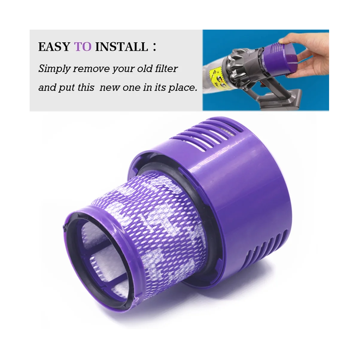 فلتر Hepa لاستبدال V10 قطع غيار مكنسة كهربائية الملحقات