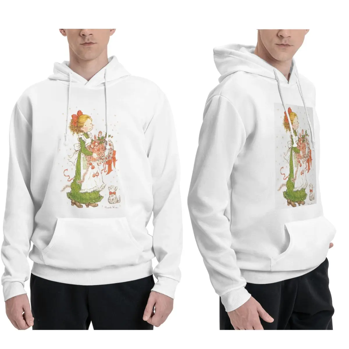 

Толстовки с капюшоном Sarah Kay Swing Girl для мужчин и женщин, повседневный пуловер, толстовка в стиле хип-хоп, уличная одежда с длинными рукавами, осень-зима