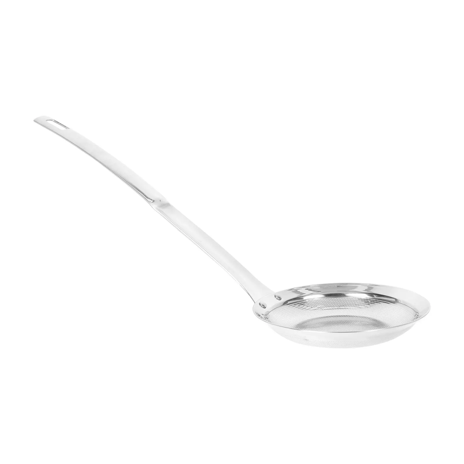 1 Cuchara Coladora de Malla de Acero Inoxidable para Filtrar Aceite, Papas Fritas, Huevos Escalfados, Verduras, Wontons, Hot Pot, Sopa, Fideos y Soja