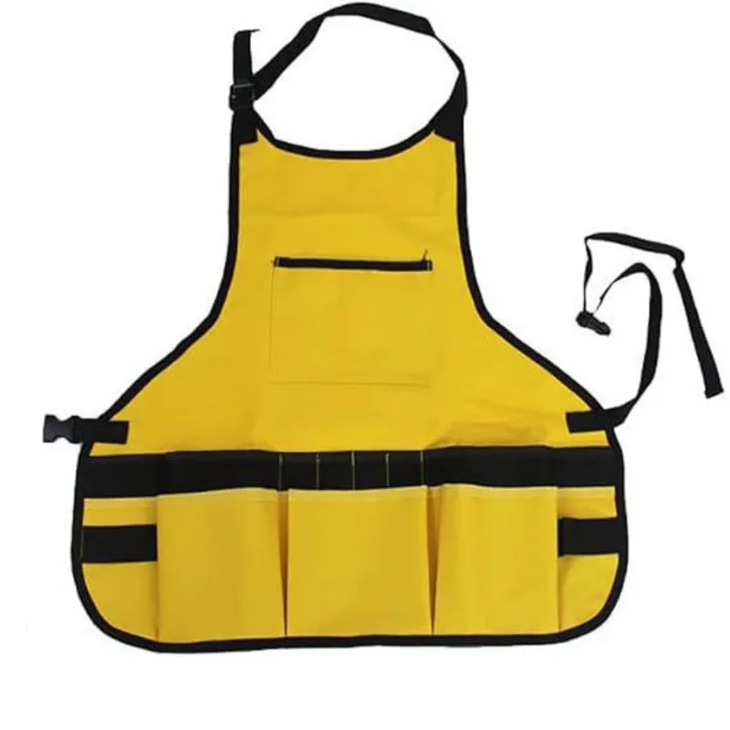 

1 шт., фартук для садовых инструментов, водонепроницаемый фартук с несколькими карманами, авторемонтник, механик, спецодежда, садовые инструменты, фартук для хранения