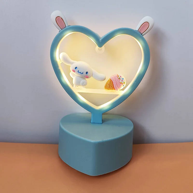 

Sanrio Cinnamoroll Anime Cartoon Cute Night Lamp Table Lamp Ambient Light Creative Kawaii Desktop Decoration Girl Birthday Gift