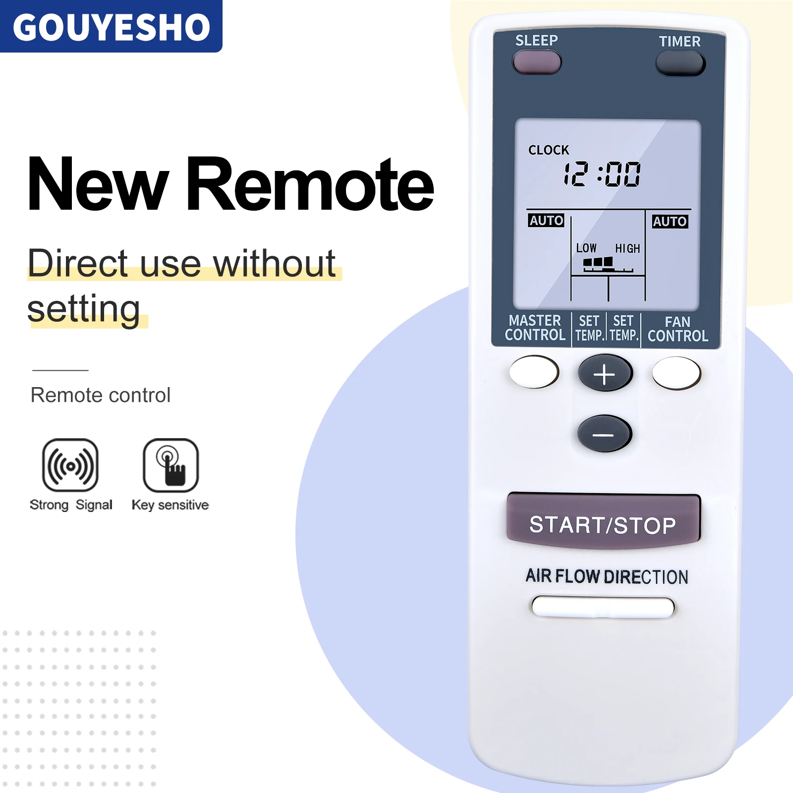 New Remote Control For Fujitsu AC Air Conditioner AR-AB8 AR-AB10 AR-DB5