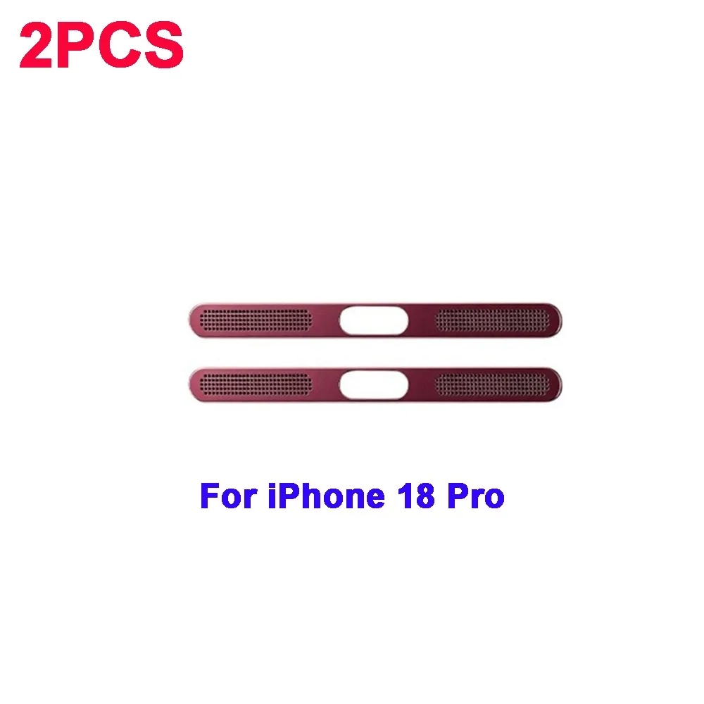 2pcs Metal Phone Dust Proof Mesh Anti Dust Scratch-resistant Phone Dust Guard Lossless Sound Quality for iPhone 18 Pro Max