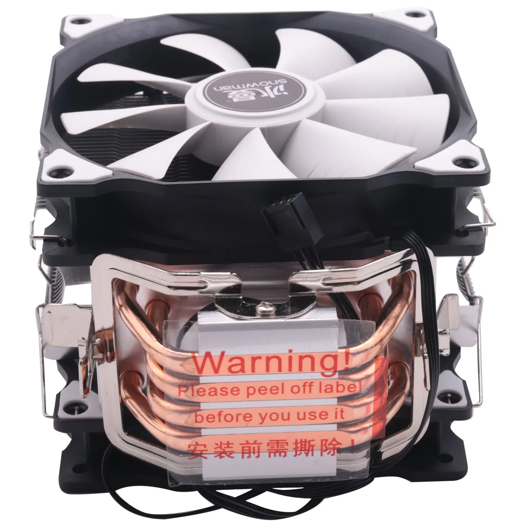 SNOWMAN CPU Cooler Master 5 Direct Contact Heatpipes freeze Tower Cooling System CPU Cooling Double Fan with PWM 2 Fans