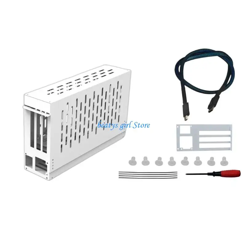 

C7AB Metal Frame OCuLink GPU Dock Station Low Latency Graphics For Laptop Gaming Handheld Metal Housing Fast Speed Transfer