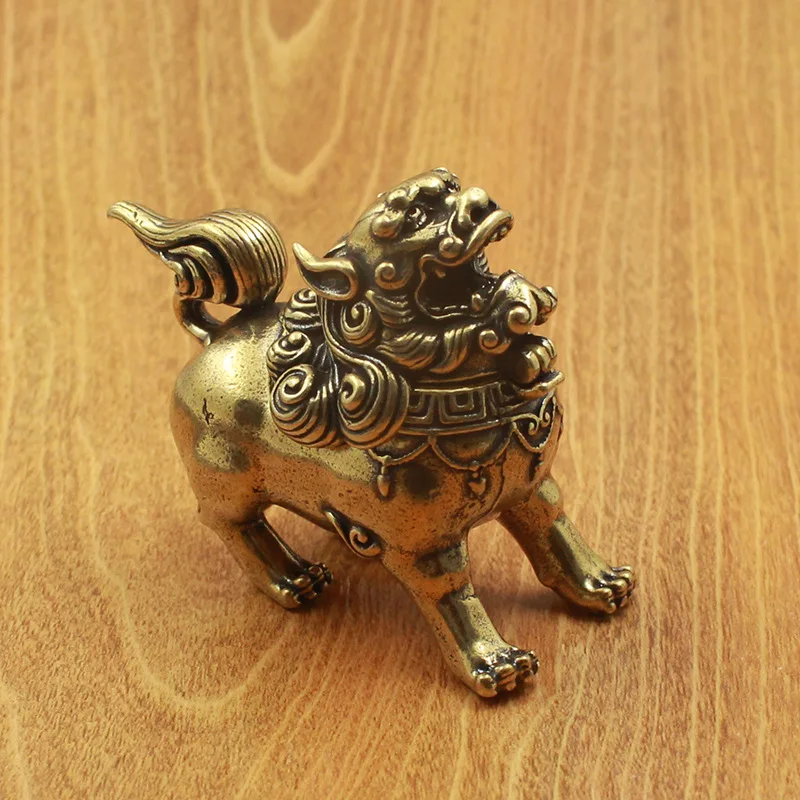 Новый латунный ретро-Декор кирина фэн-шуй чаосианский парящий сандаловый деревянный курильница декоративные аксессуары Миниатюрные