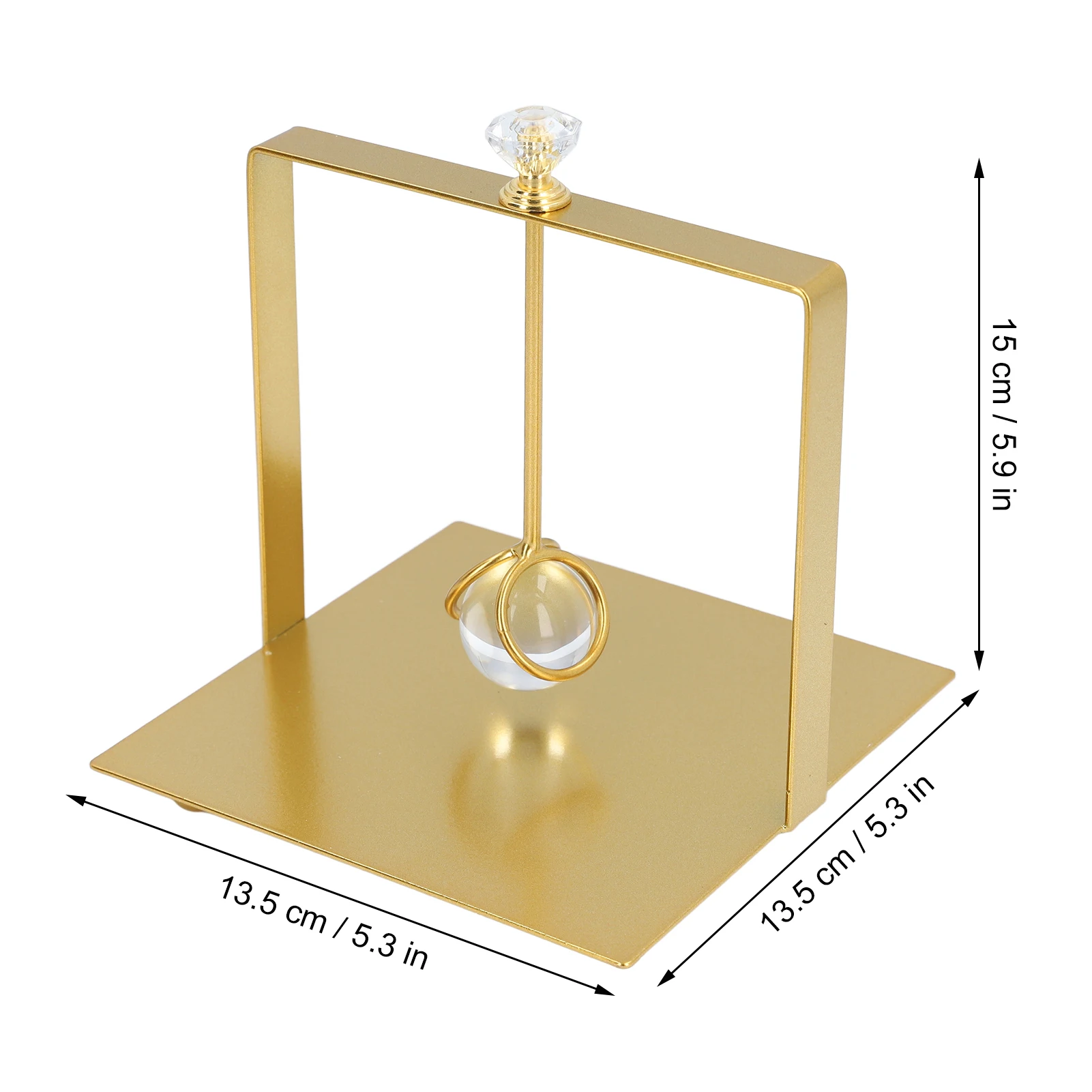 Dispensador de servilletas con bola de vidrio ponderado Rectangular, elegante soporte de servilletas de hierro, soporte de pañuelos para cocina y restaurante