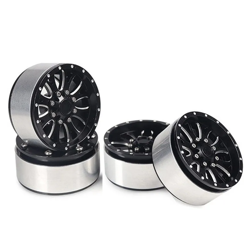 

RC car 2.2 Beadlock CNC Aluminum Alloy Wheel Rim Hub for1/10 RC Crawler Traxxax TRX4 Axial SCX10 90046 AXI03007 4082 CROSSRC H8H